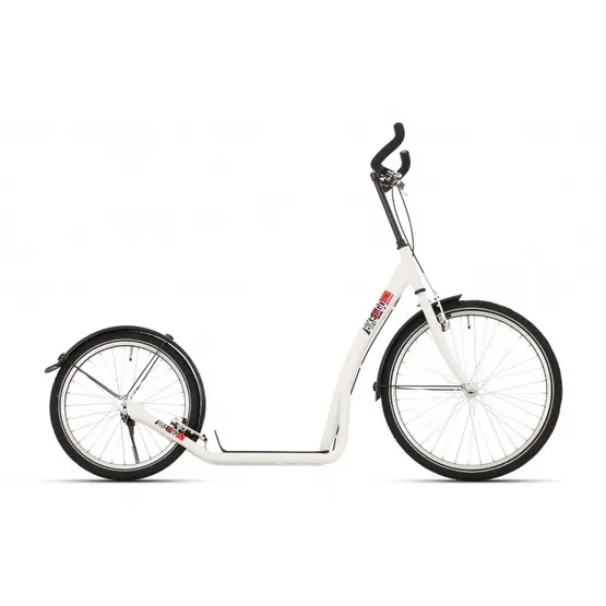 Köp online Bike Fun - Sparkcykel - Step Bike2Go 24 Inch Vit