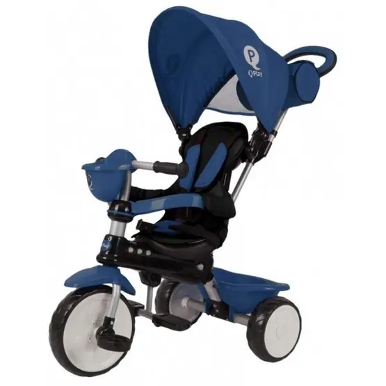 Sänkt pris Qplay - Trehjuling Comfort 4-In-1 Blå