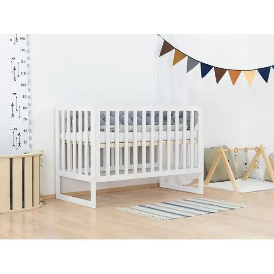 Sänkt pris Benlemi - Spjälsäng - Nappy - White