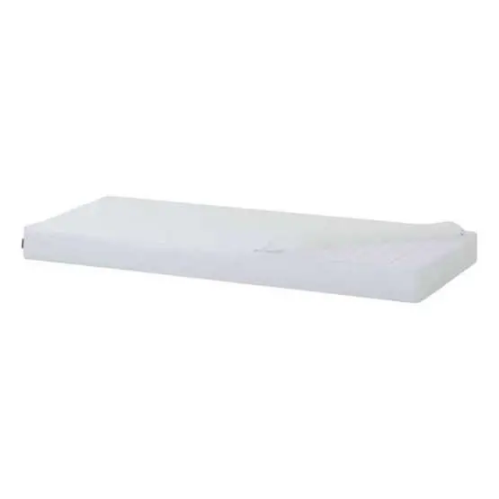 Hoppekids - Madrass Kallskum Med Överdrag 70x160 Cm Höjd 12 Cm - Vit Billig