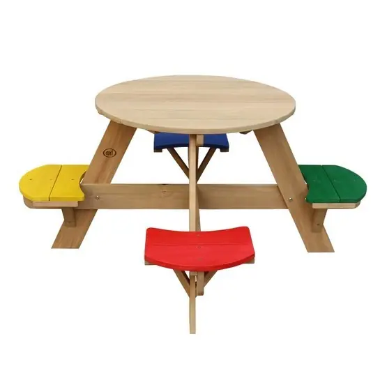 Axi - Picknickbord UFO - Rainbow Begränsat antal