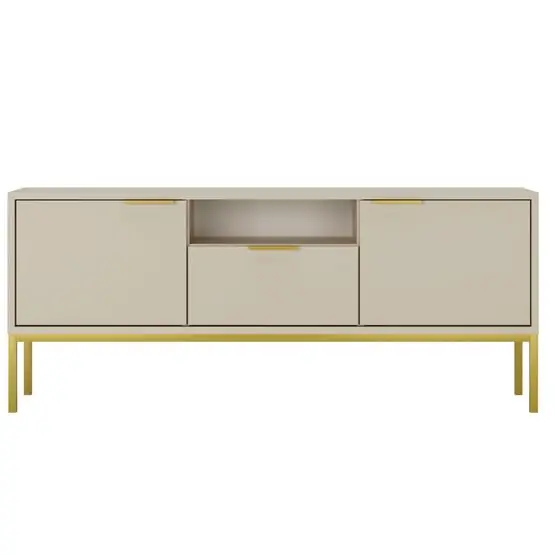 Austin - Tv Bänk 135 cm - Cashmere Och Guld Köp nu