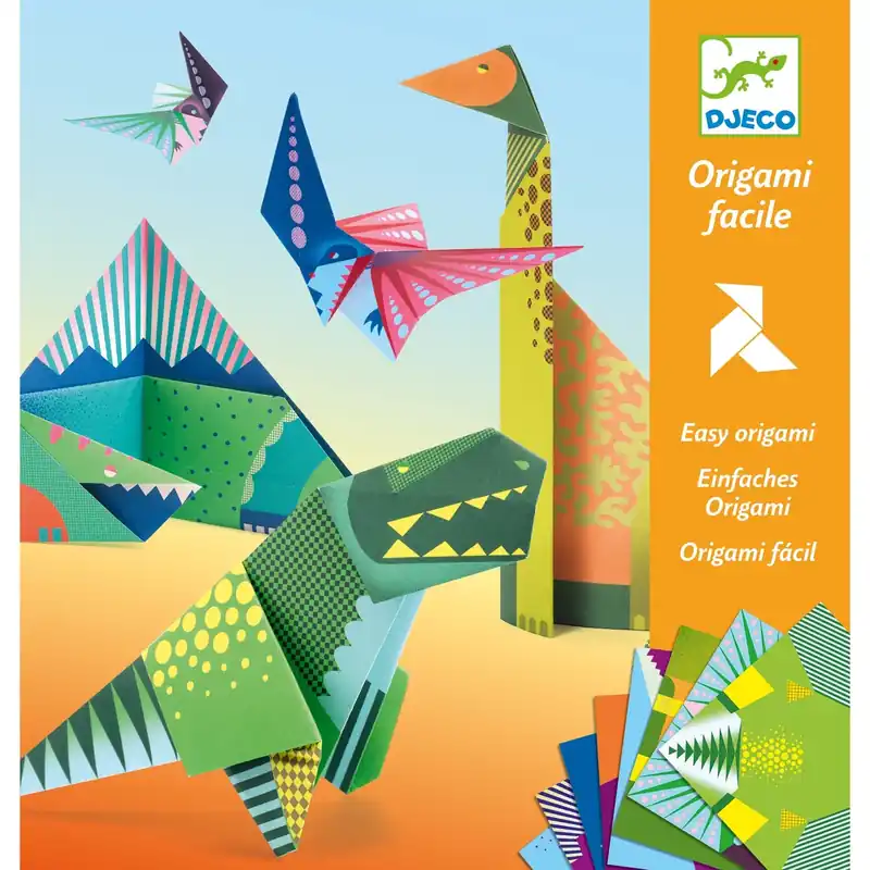 Kampanj Djeco Origami Dinosaurier - kreativt set