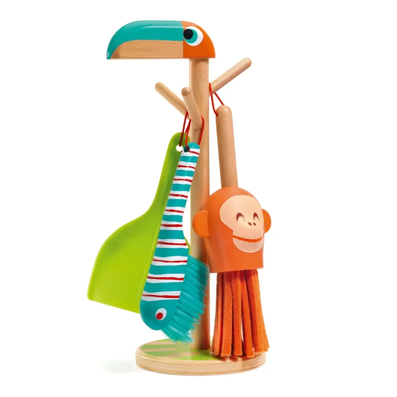Endast idag Djeco Städset i trä Mister Clean