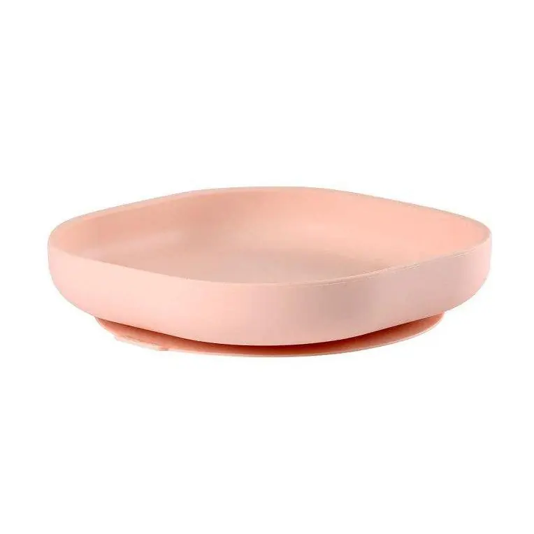 Beaba Silikonunderlägg med sugkopp rosa Rea