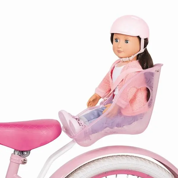 Endast idag Our Generation Cykel dockstol med hjälm för 46cm docka