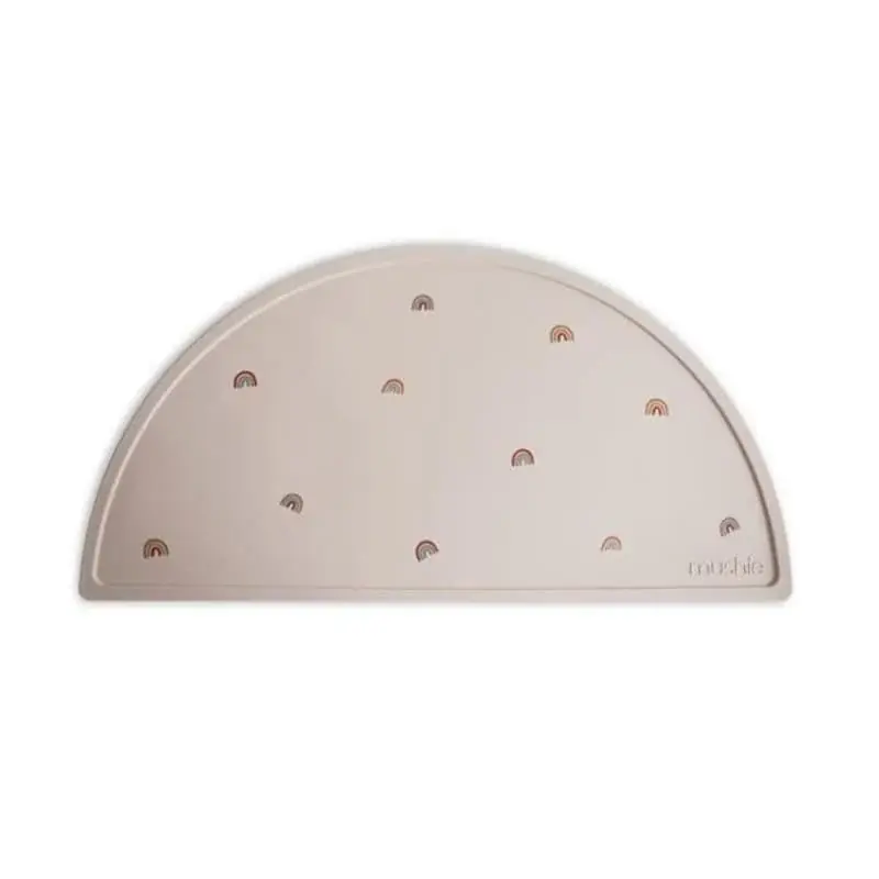 Mushie Silikonbordsunderlägg Rainbow Premium