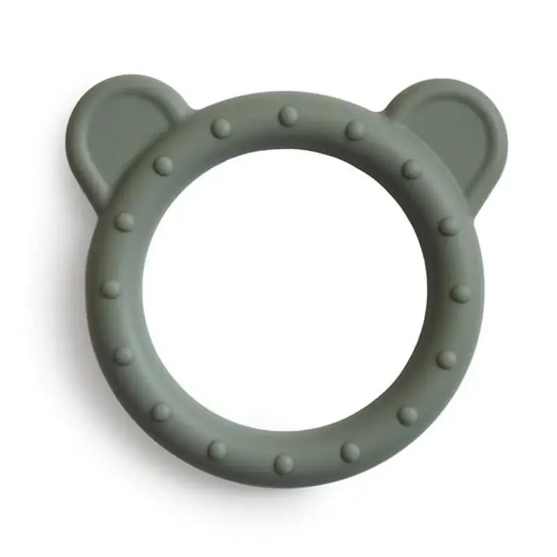Sänkt pris Mushie bitringarmband i silikon Bear Dried Thyme