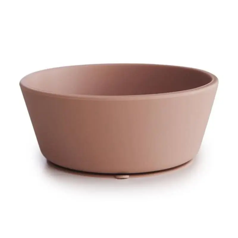 Extra rabatt Mushie Silikonskål Blush