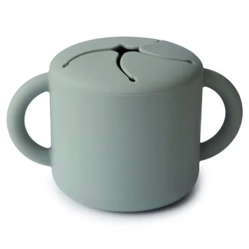 Sista chansen Mushie non-snack-mugg Cambridge Blue