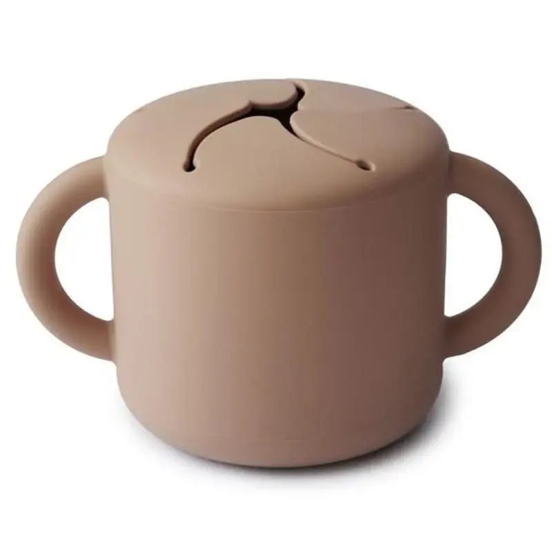 Nyhet Mushie non-snack-mugg Natural