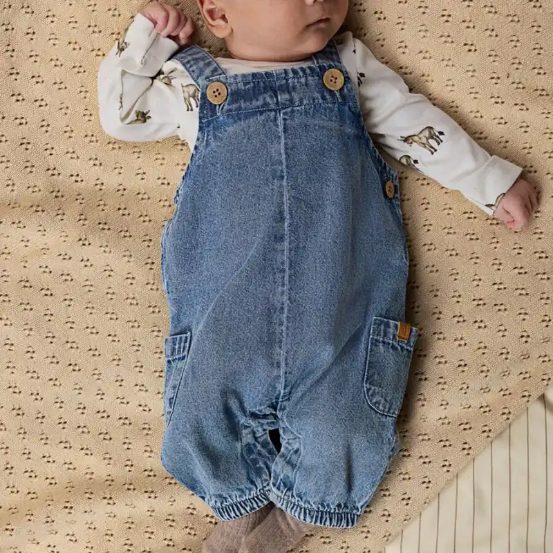 Billig Lil‘ Atelier Infant Garders Medium Blue Denim NBNTAYA