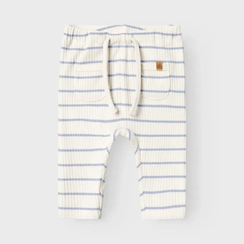 Lil‘ Atelier Baby pojkbyxor Kokosmjölk Zen Blue NBMKAIL Säker betalning