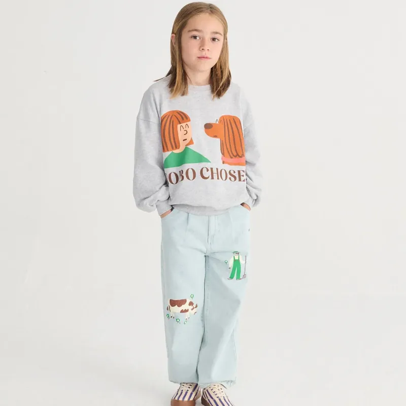 Rabatt Bobo Choses Sweatshirt för barn Vänner i knipa