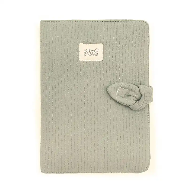 Outlet Babyshower Fodral för barnets hälsobok Feel Dune