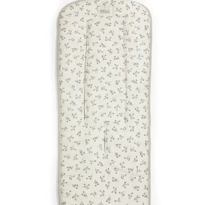I lager Babyshower universal barnvagnsmatta olivblommig canvas