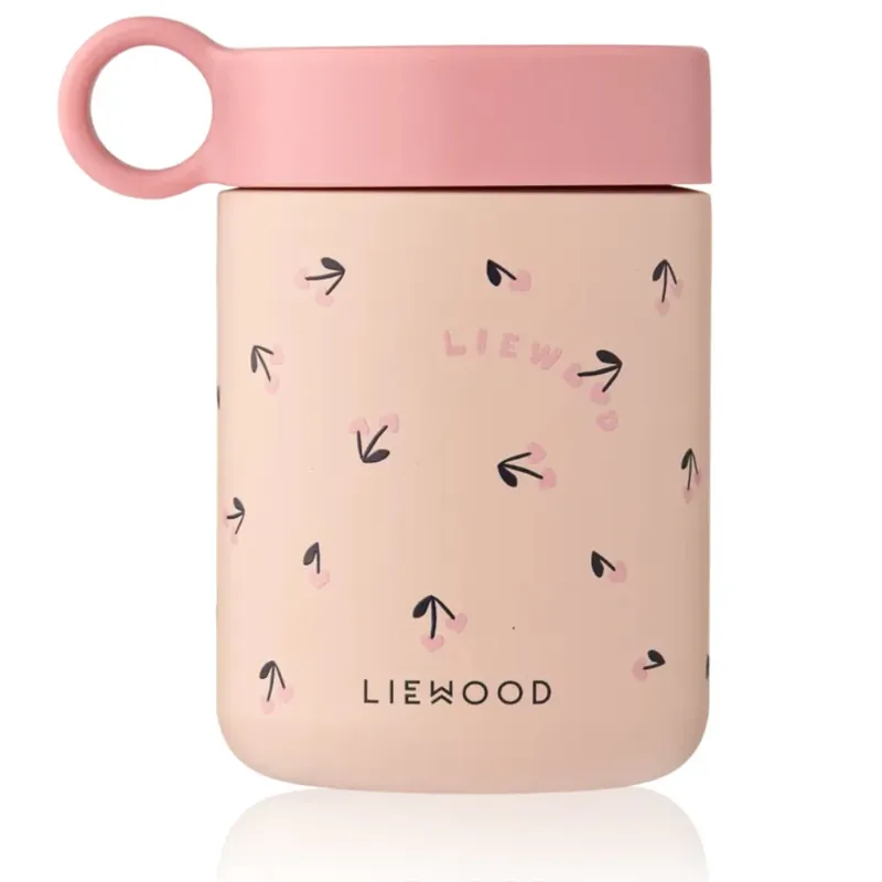 Liewood Barnlunch-termosflaska Kiani Mini Cherry Hjärta / Rosey 250ml Nyhet