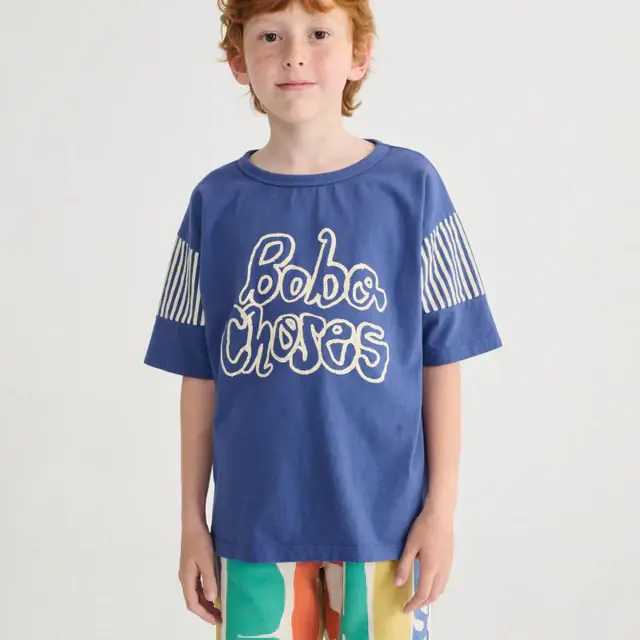 Kundfavorit Bobo Choses By Hand t-shirt med tryck för barn