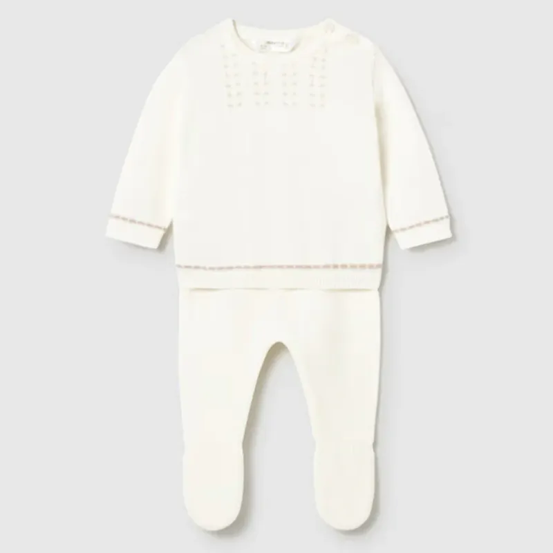 Expressleverans Mayoral 2-delat babyset med halv trosor och tröja Ceramic