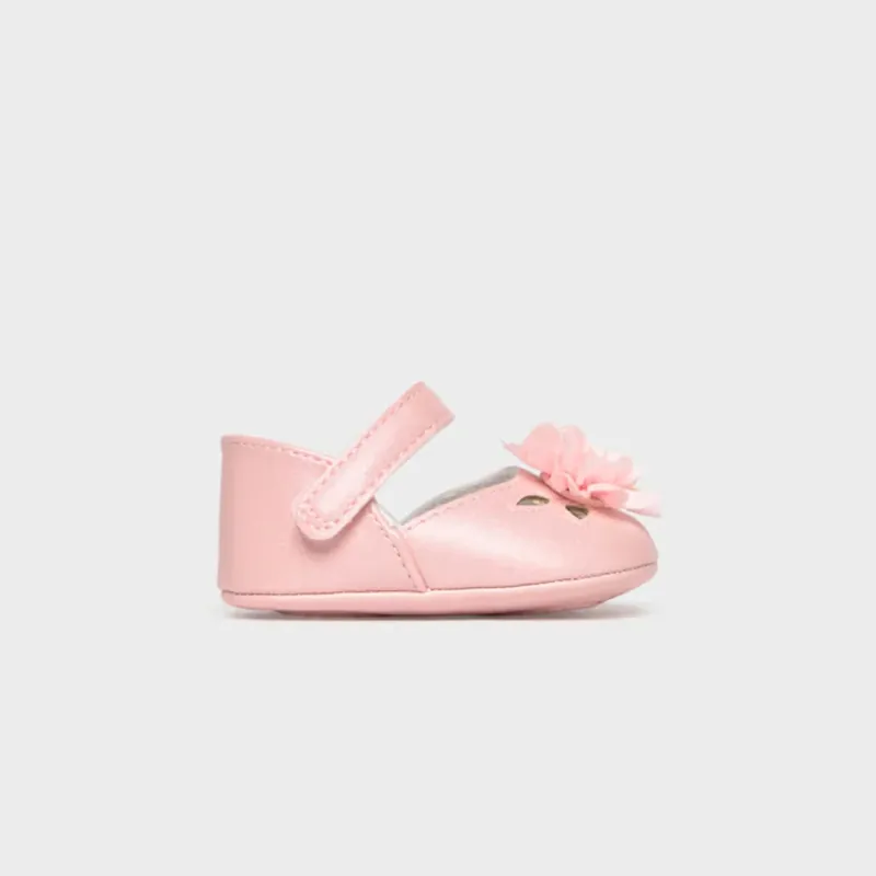 Mayoral flickskor utan träskor ballerina ballerina med blomma Baby Pink Begränsat erbjudande