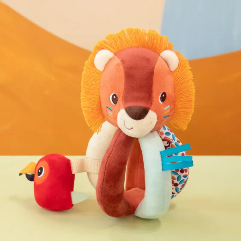 Lilliputiens Skallra med handtag Lion Jack Köp nu