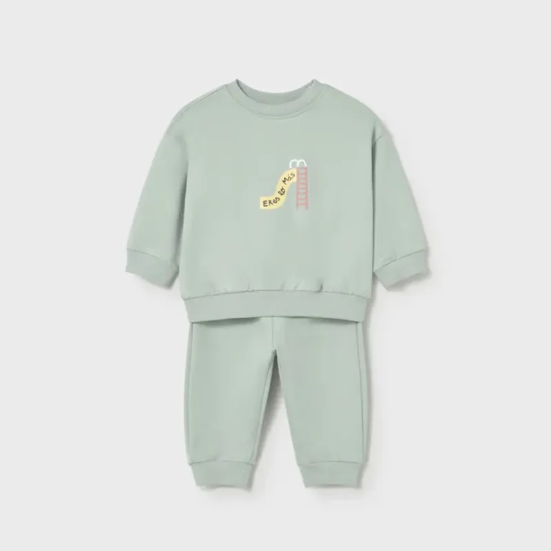 Mayoral baby träningsoverall set mint Nyhet
