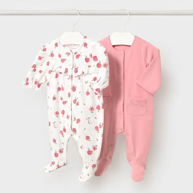 Mayoral pyjamasset 2-delat rosa för baby Premium