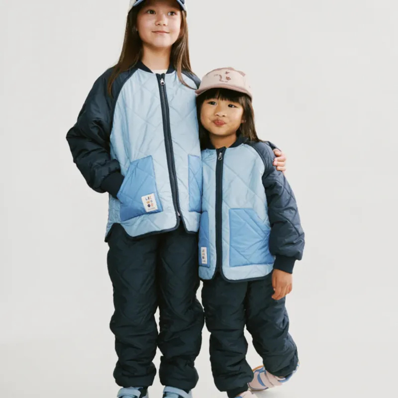 Lågt pris Liewood termos set för barn Zella Beach blue / Classic navy / mix