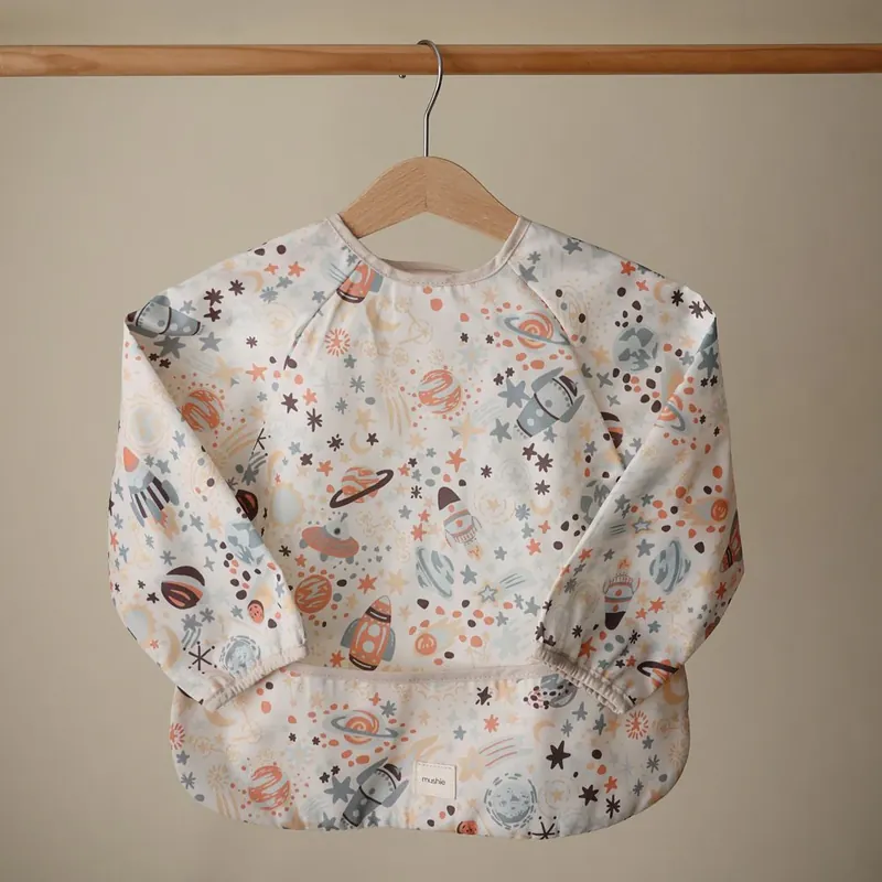 Utförsäljning Mushie långärmad bib Space