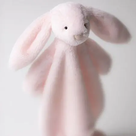 Beställ nu Jellycat gosig kanin av tyg ljusrosa 27 cm