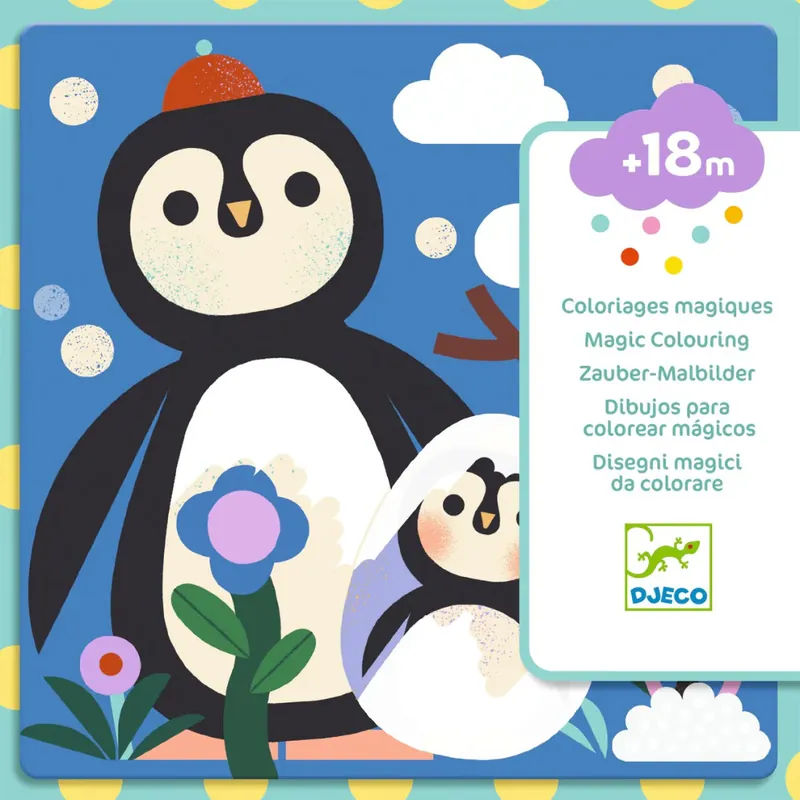 Endast idag Djeco vattenmålningsbok Akuku