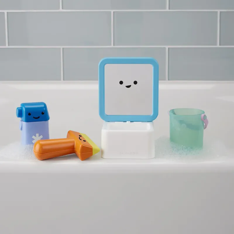 Kampanj Skip Hop badleksak spegel med tillbehör "Fresh and Clean"