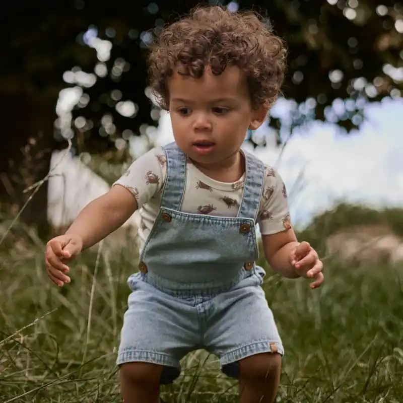 Fynd Lil‘ Atelier barnbyxor i denim, Lösa, Medium, Blue Denim, NBMFUNDA