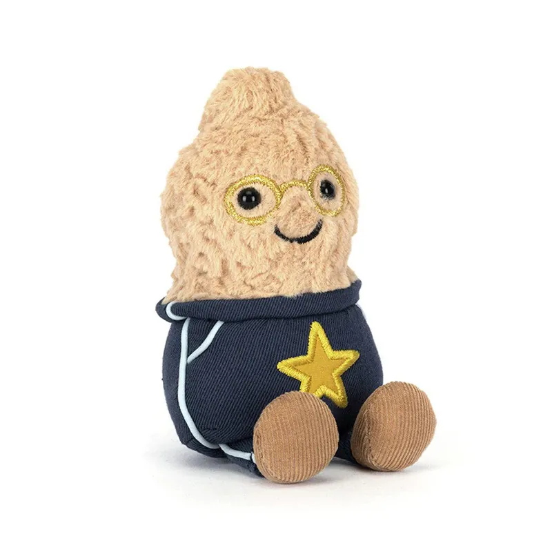 Endast idag Jellycat gosedjur Happy Fistaszek - Student 15 cm