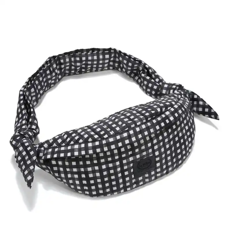 Köp online La Millou polyester njurbälte för damer BLACK VICHY