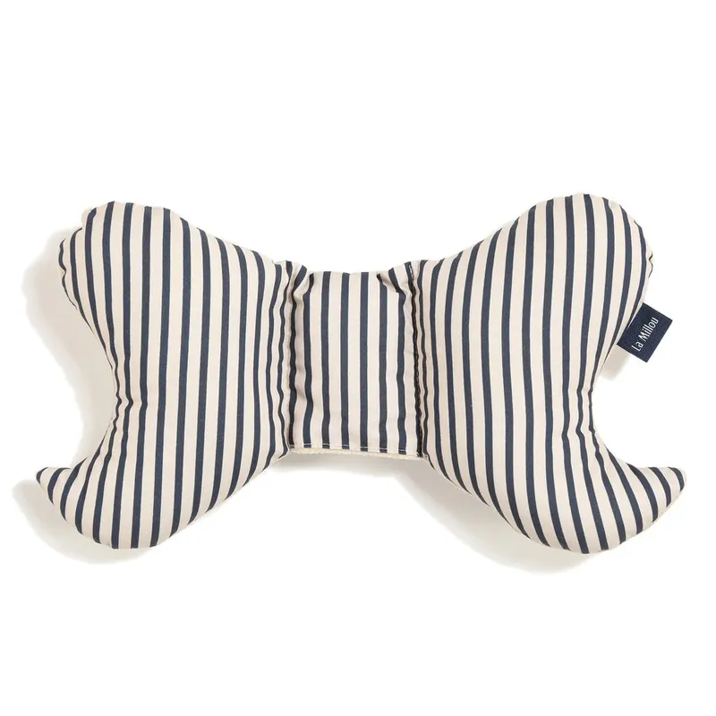 La Millou barnvagnskudde Angel‘s Wings av bomullsvelour STRIPES NAVY Köp online