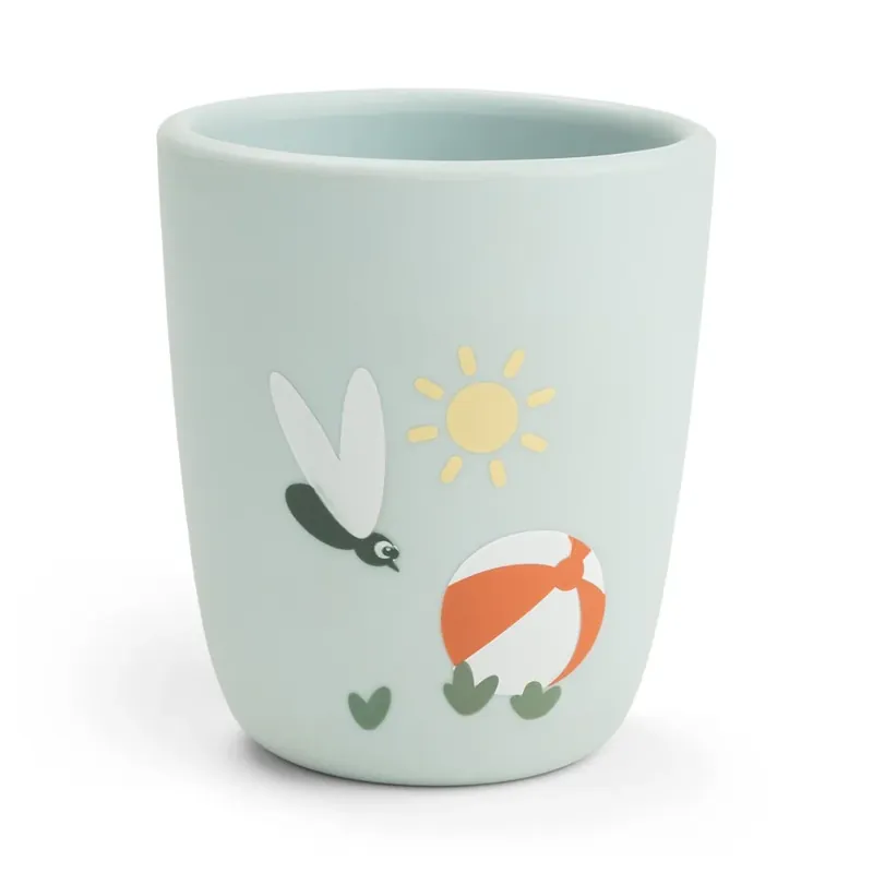 Kundfavorit Done By Deer silikonmugg 160 ml Tiny Playground Blå