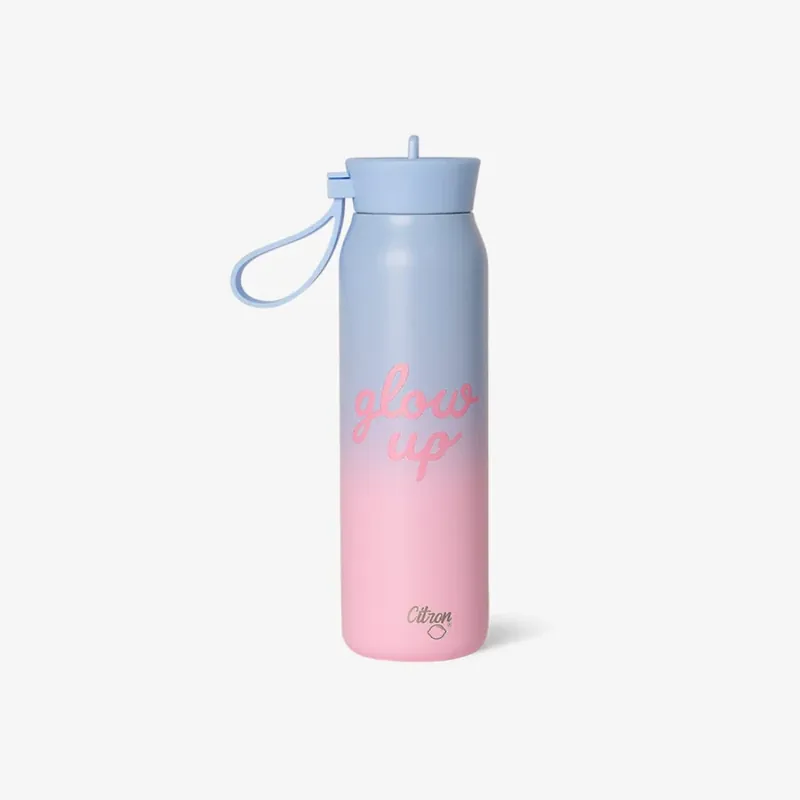 Citron, termosflaska i rostfritt stål, 350 ml - Glow Up Blue Pink Lägg i varukorgen