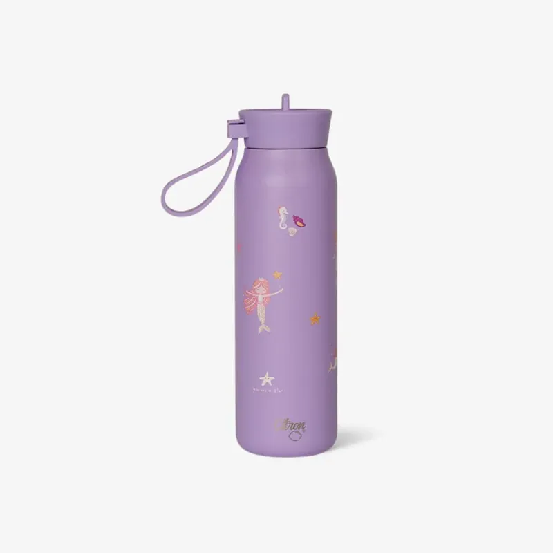 Citron, termosflaska i rostfritt stål, 350 ml - Mermaid Extra rabatt