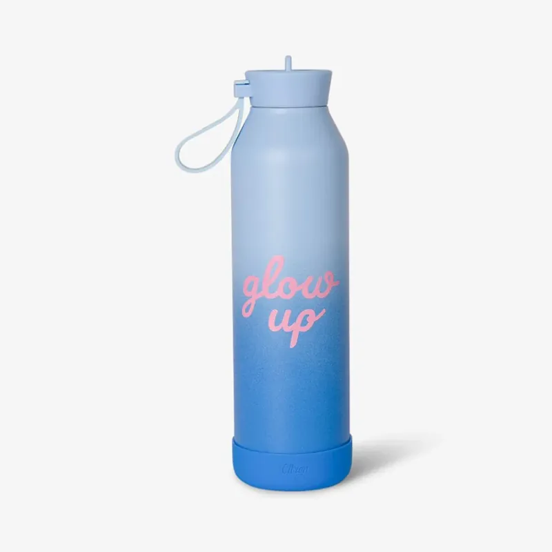 Citron, termosflaska i rostfritt stål, 750 ml, Glow Up Blue prisnedsättning