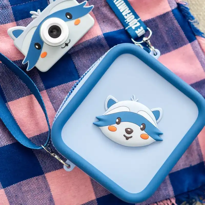 The ZooFamily kameraväska för barn "Raccoon" Lågt pris