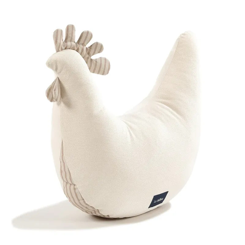 La Millou amningskudde Grandma Dana‘s Hen Velvet bomull STRIPES BEIGE Kundfavorit