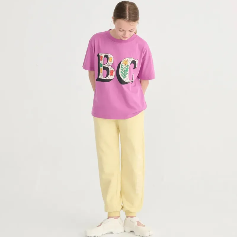 Bobo Choses Total Look Spring Letters & Yellow Jogging pants Nedsatt pris