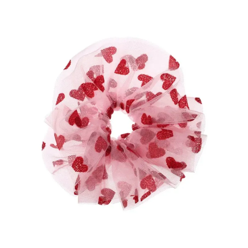 Trygg betalning Rockahula Kids Håraccessoarer Hårsnodd i tyll Sweet Hearts Ljusrosa