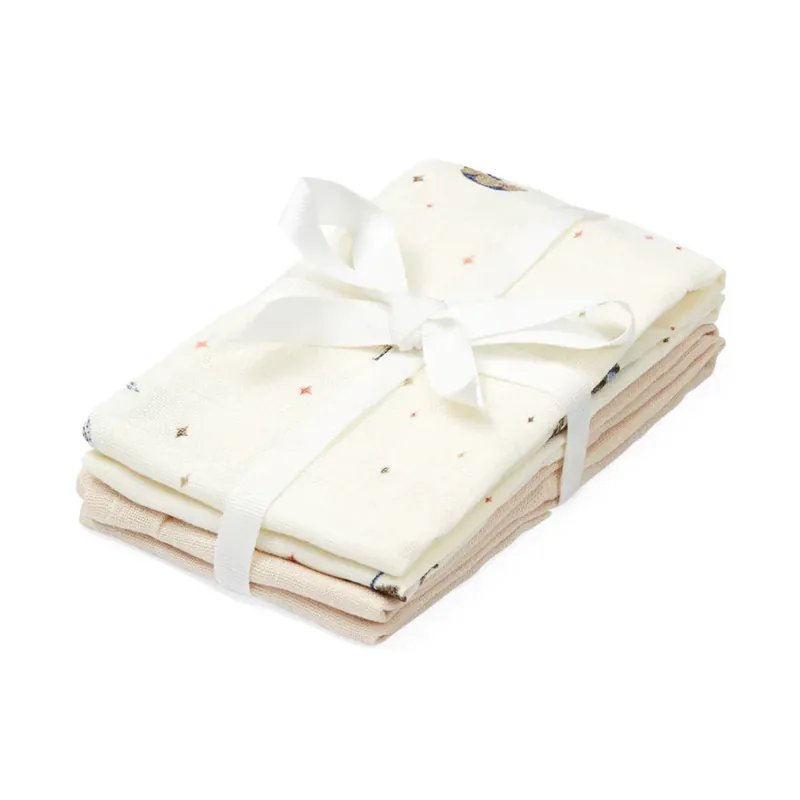 Cam Cam Copenhagen Tygblöjor i muslin 4-pack Mix Carousel 30x30 cm Begränsat erbjudande