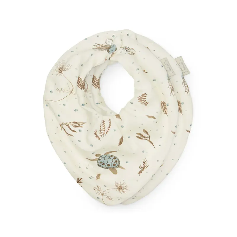 Begränsat erbjudande Cam Cam Copenhagen Bandana Baby-Lätzchen 2er-Pack Sea Garden