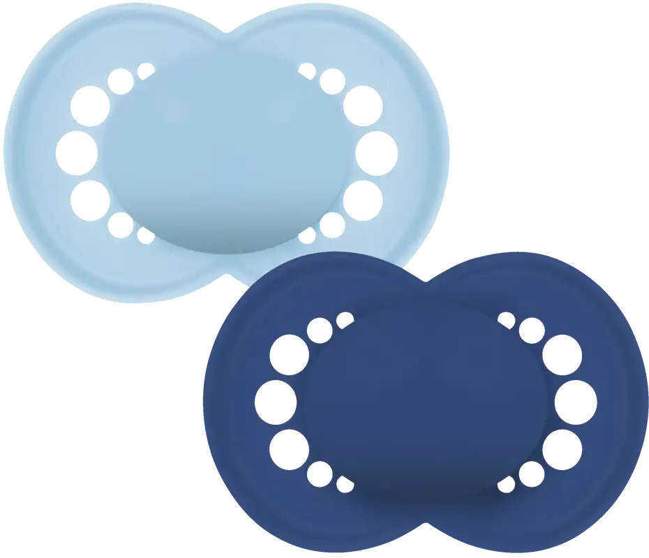 Utförsäljning MAM Original Blue 6-16m, Unprinted, 2 pack