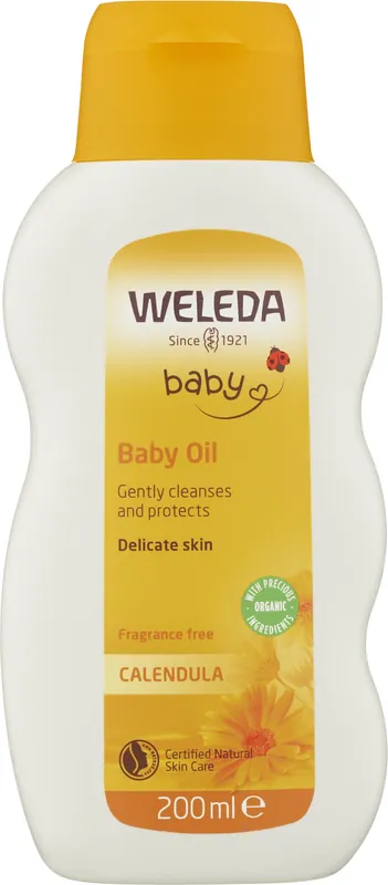 Begränsat antal Weleda Calendula Baby Oil, 200 ml