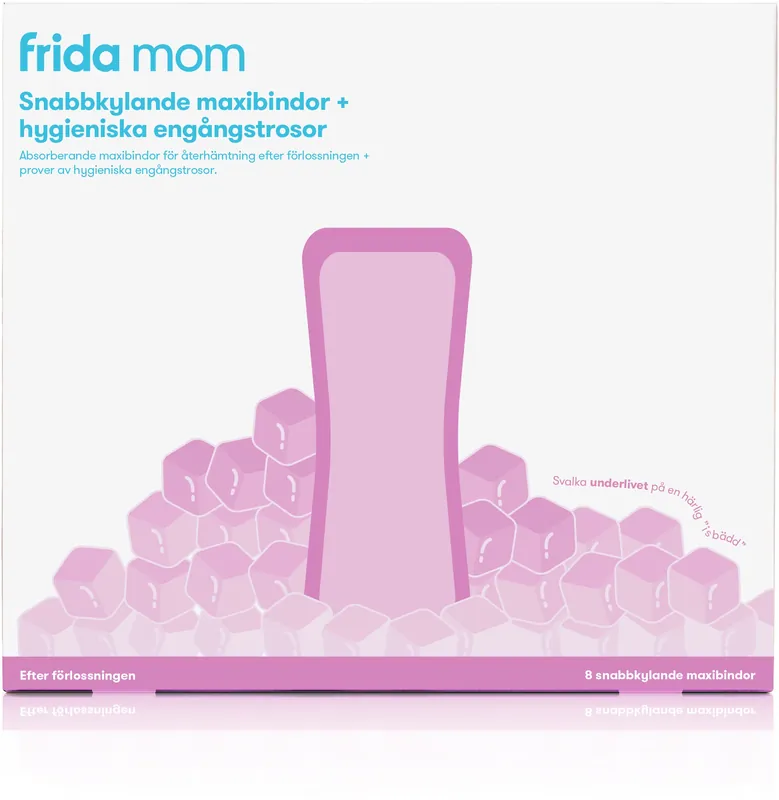 Frida Mom Snabbkylande maxibindor, 8 st Fynd