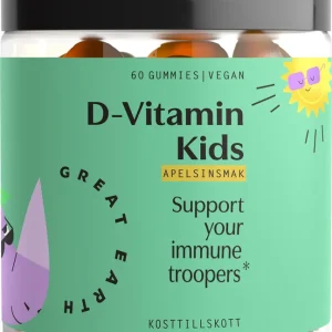 Fynd Great Earth D-Vitamin Kids, 60 st
